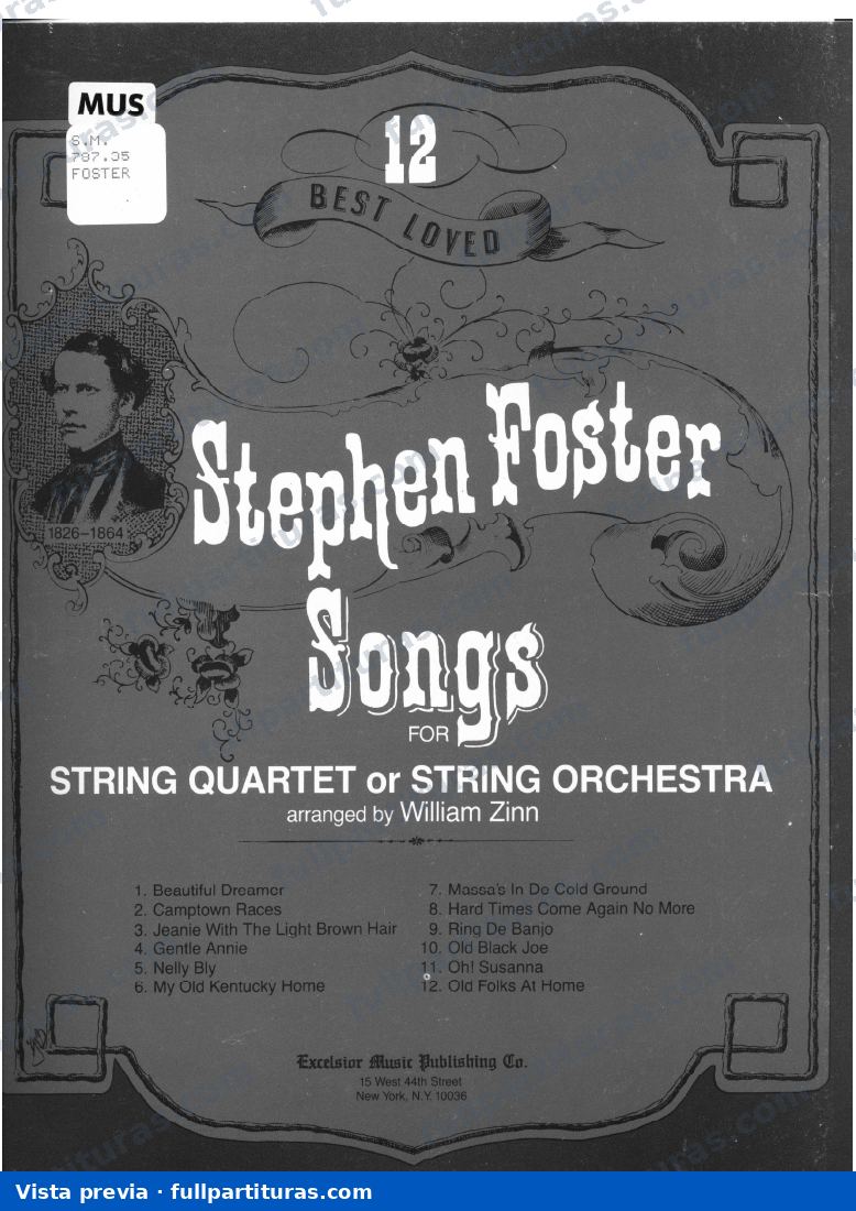 12 Canciones para quinteto de cuerdas — preview