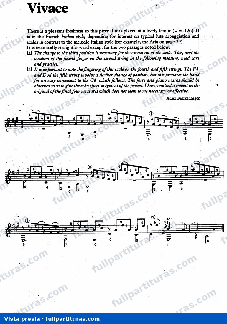 Obra para guitarra clásica — preview