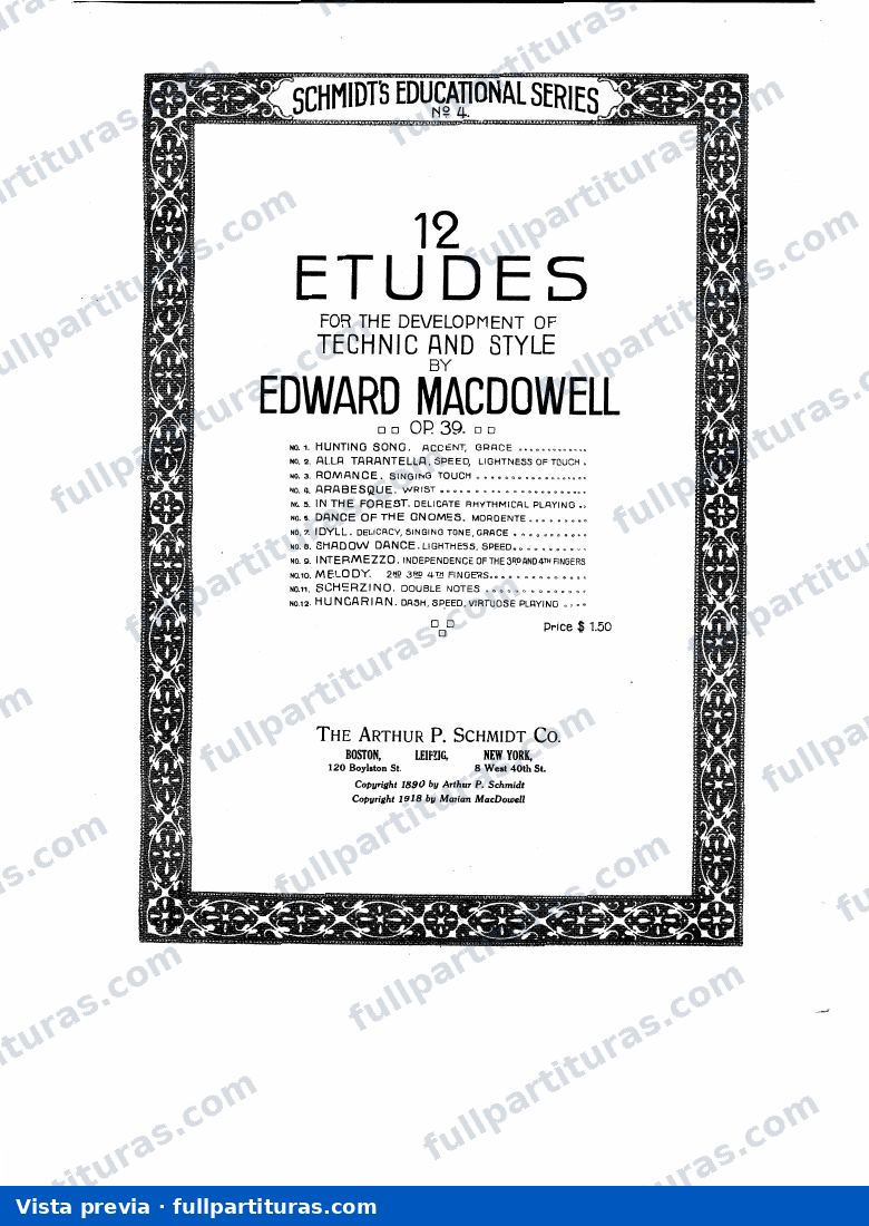 12 estudios op39 — preview