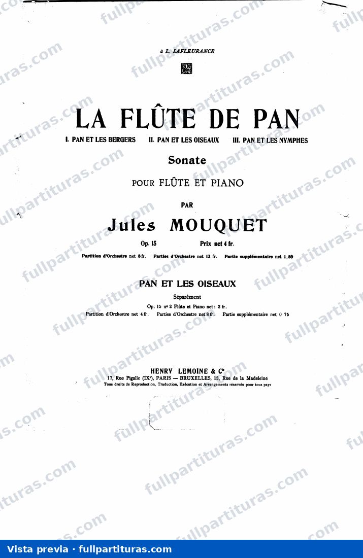 Monti: La Flauta de pan — preview