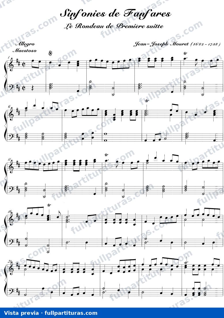 Rondeau from "Sinfonie de Fanfares" — preview