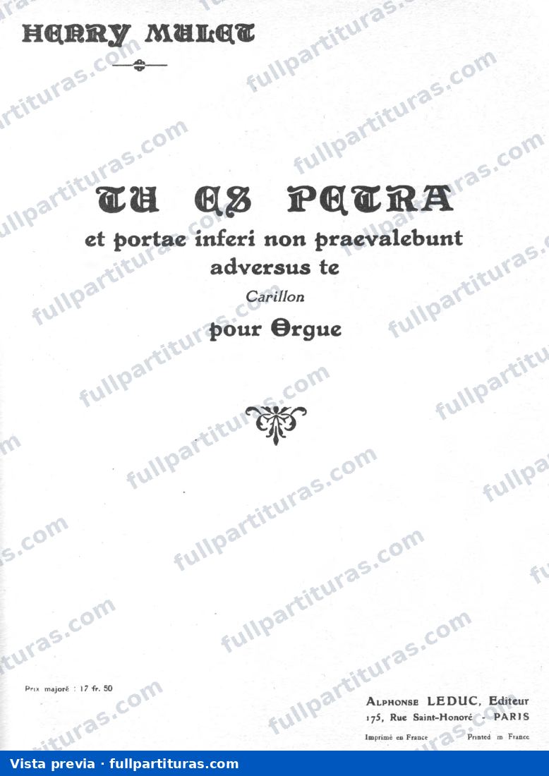 Tu es Petra — preview