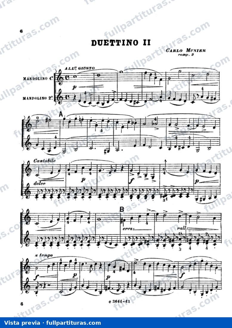 Duetino nº 2 op. 3 — preview