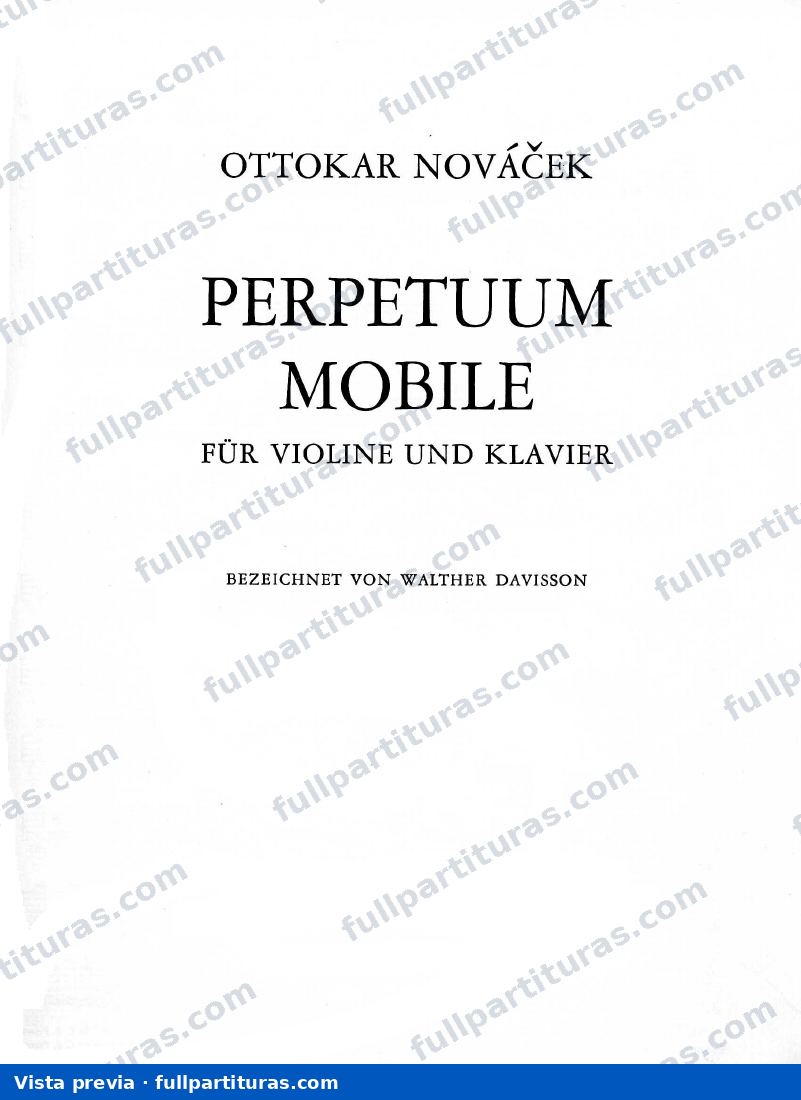 Perpetuum mobile — preview