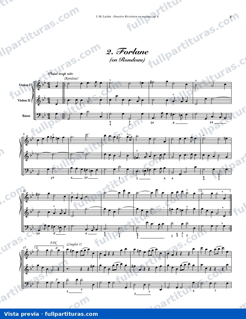 Deuxième Récréation de Musique: 2 Forlane — preview