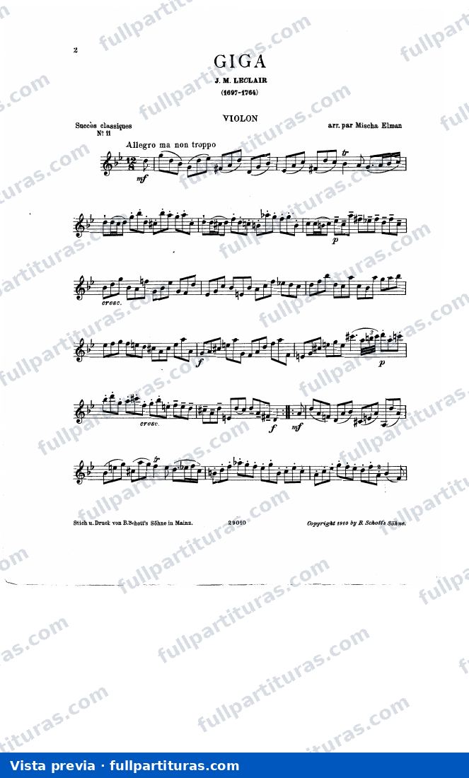 Deuxième Récréation de Musique: Giga — preview