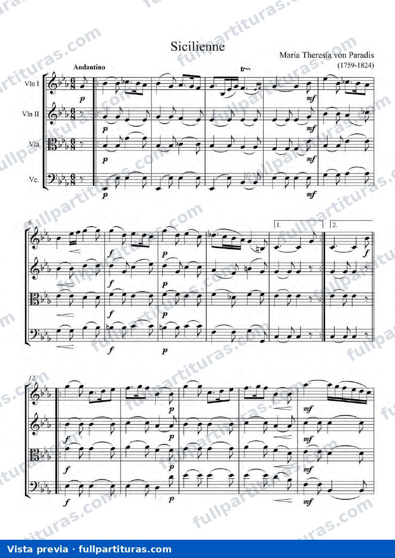 Oudrid: Siciliana — preview