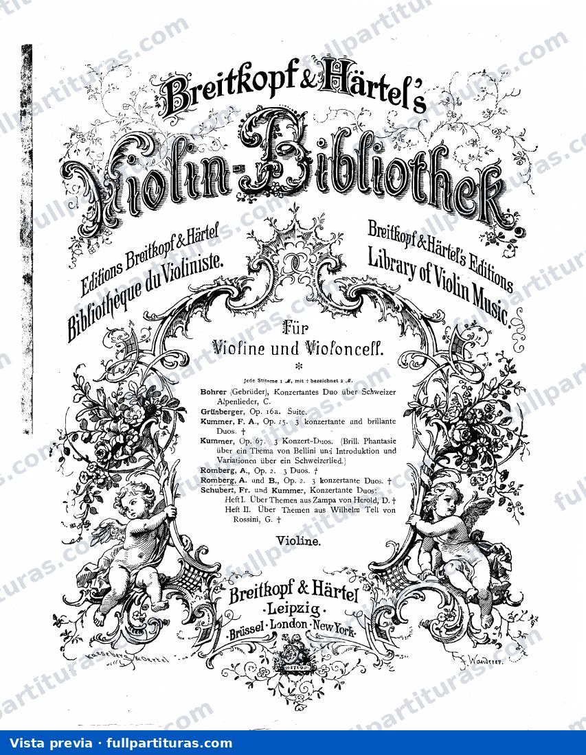 Duos Concertantes violin y violoncello Op. 2 — preview