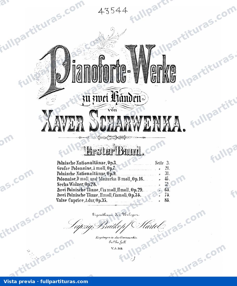 5 Danzas polacas Op. 3 — preview