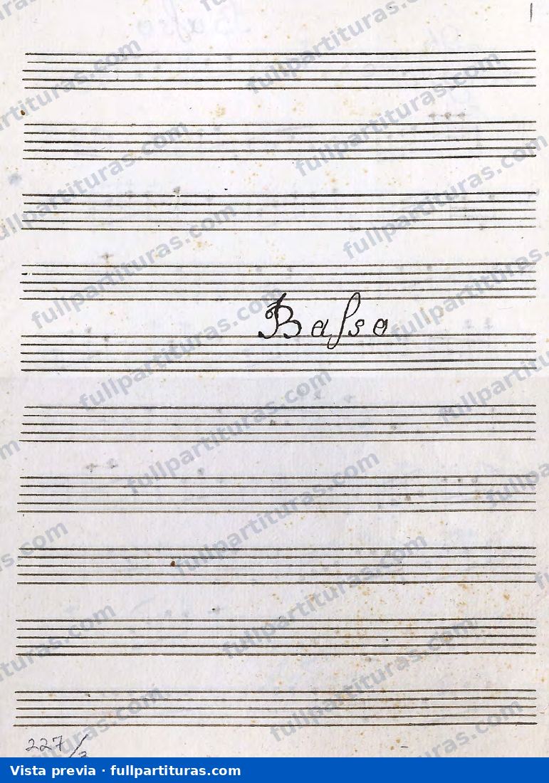 Concertino in C major: Bajo — preview