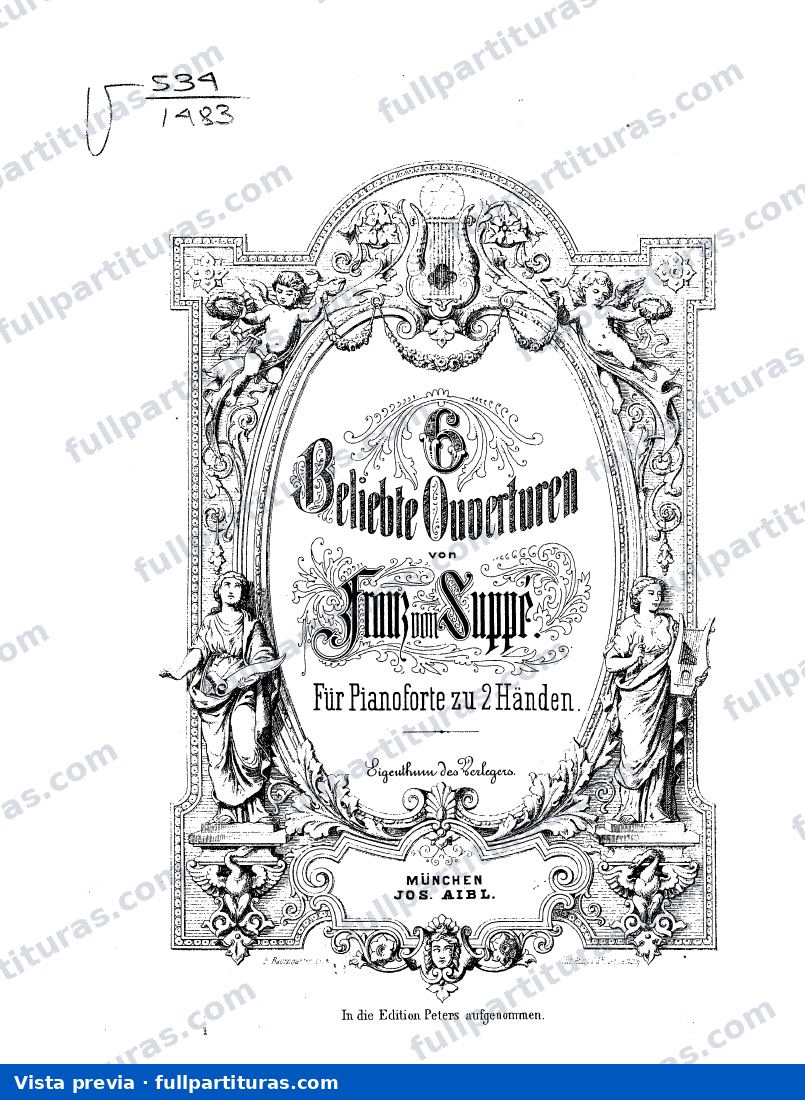 Overtura de Poeta y Campesino (red. Piano) — preview