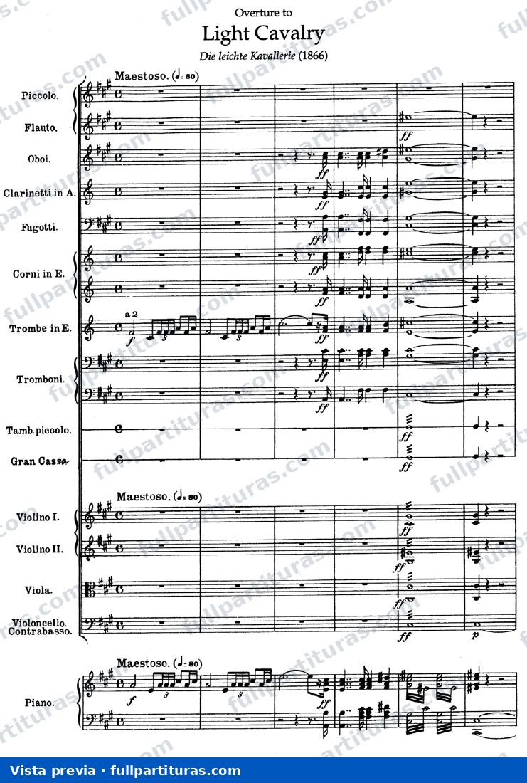Overtura de Caballería Ligera — preview