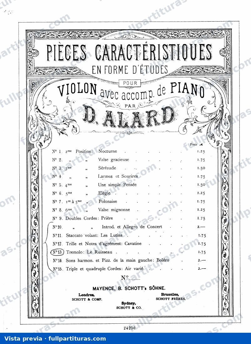 parte del violín — preview