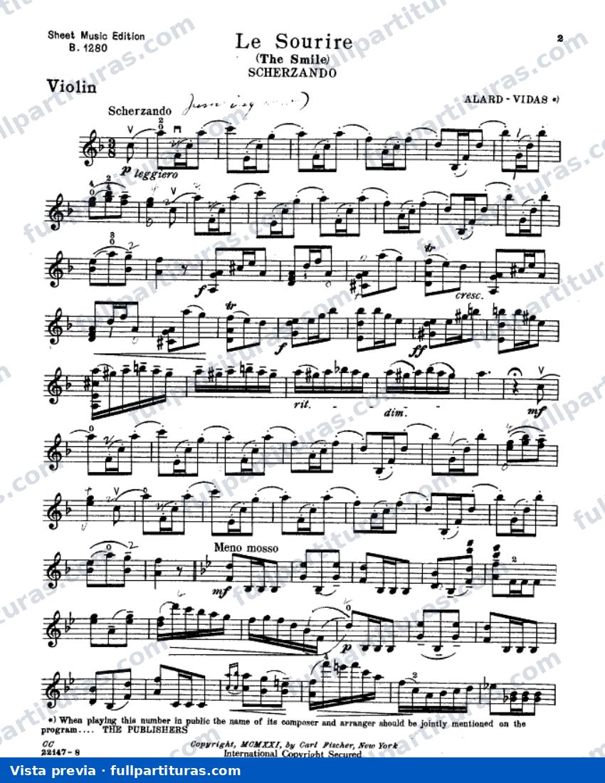 parte del violín — preview