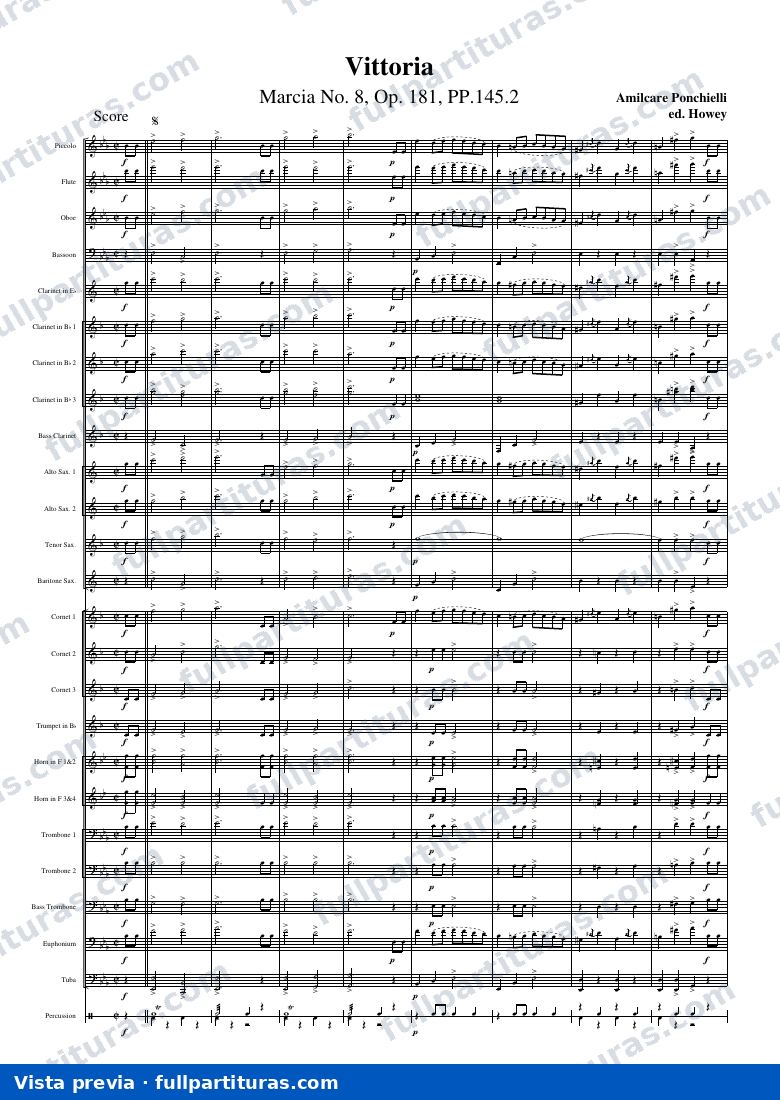 Marcia No.8, Op.181 (versión moderna) — preview