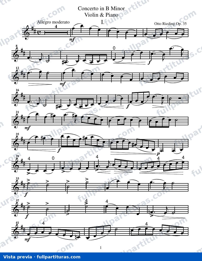 parte del violín — preview