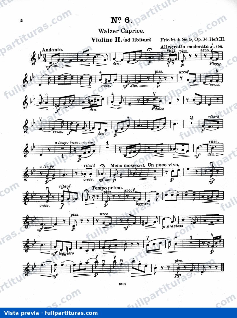 Ungarische Rhapsodie, Op.47 (parte del violín) — preview