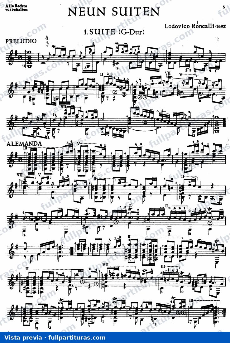 Obra para guitarra — preview