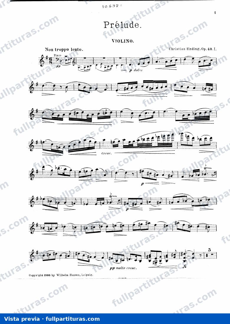 4 Morceaux, Op.43 (parte del violín) — vista previa
