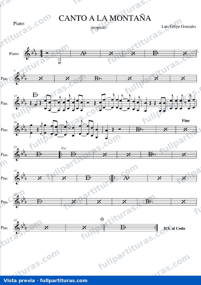 Canto a la montaña — preview
