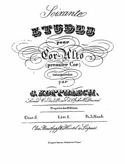 Método para Trompa (60 Etudes for High-Horn, Op.5)