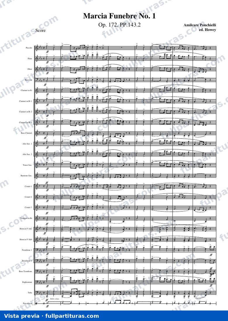 Marcia Fúnebre No. 1, Op. 172 — vista previa