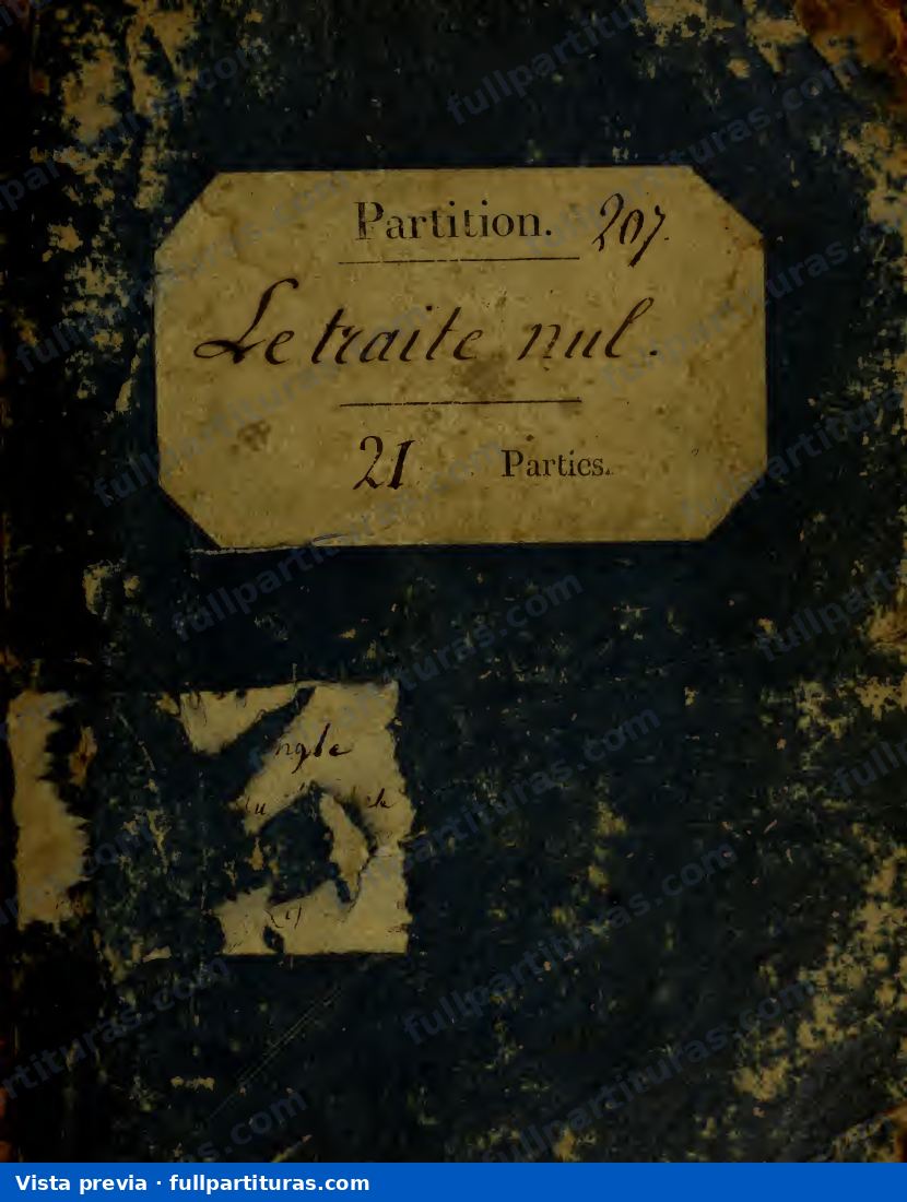 Le Traité nul, opéra (1 acto) — preview