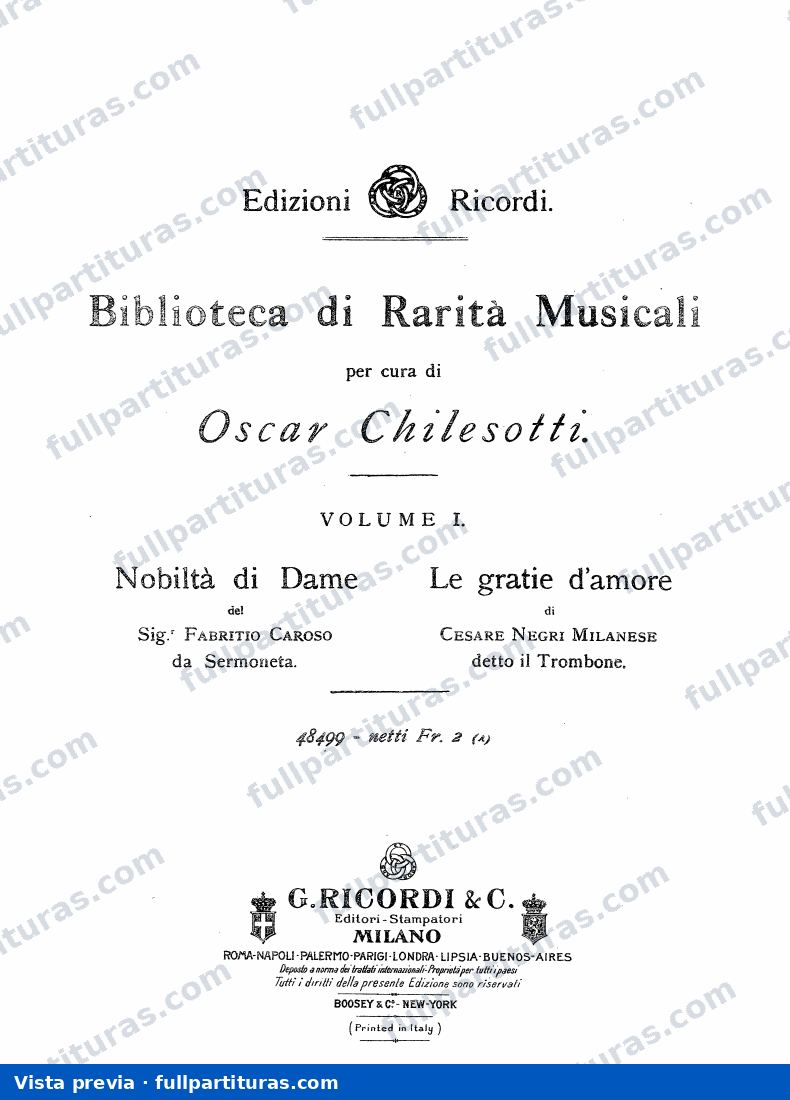 Biblioteca di rarità musicali — preview