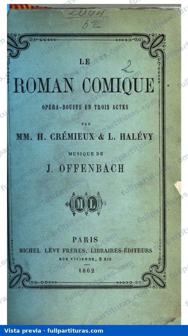 Le Roman comique — preview