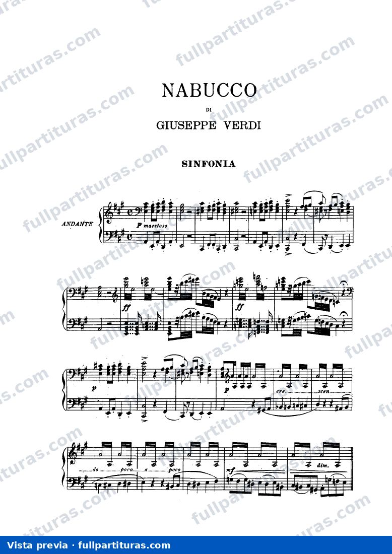 Nabucco, Obertura — vista previa