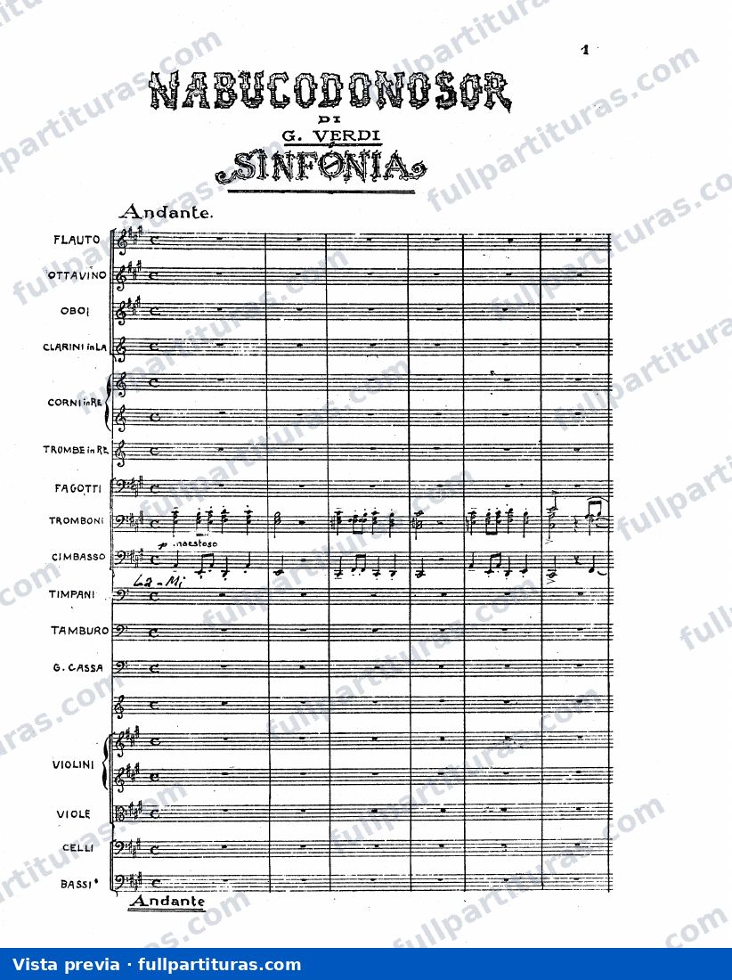 Nabucco, obertura — vista previa