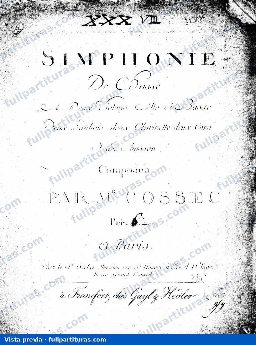 Symphonie de chasse — preview