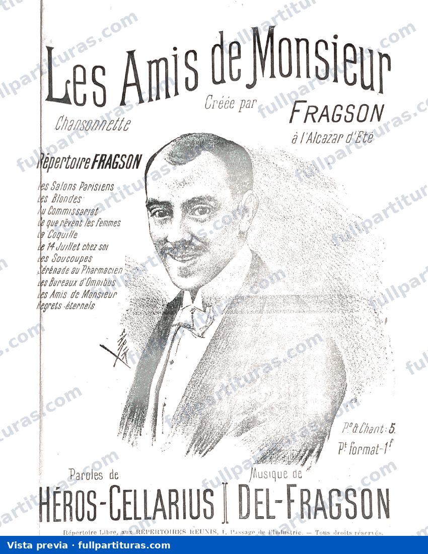 Les Amis de Monsieur — preview