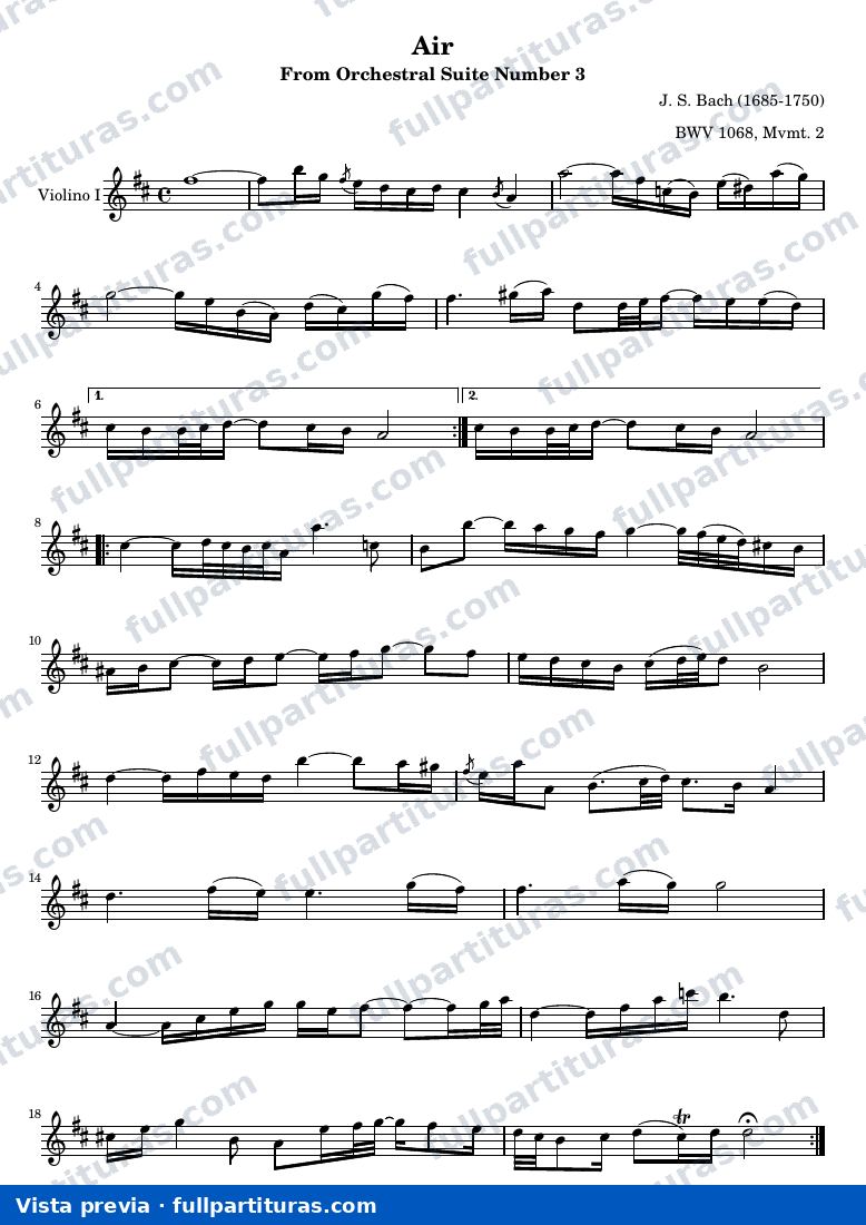 Air — Bach air violin1 — aperçu