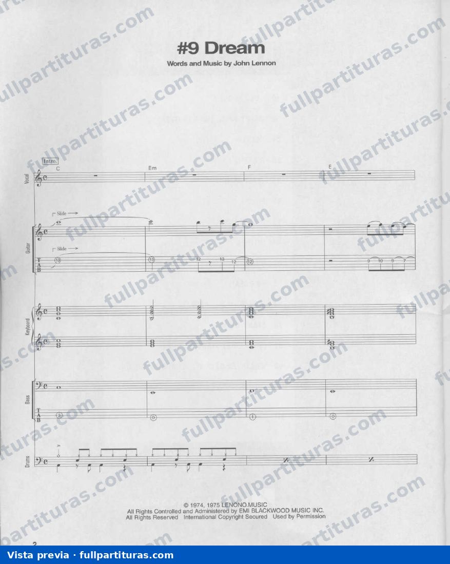 #9 Dream — vista previa