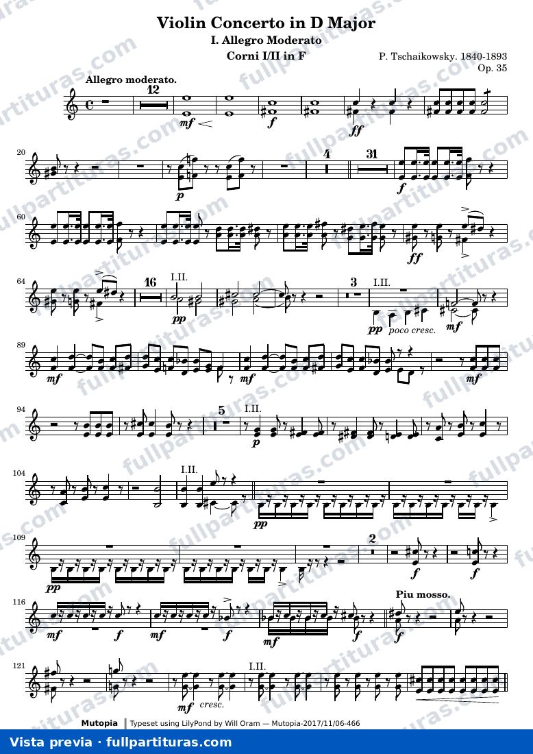 Violin Concerto in D Major (All three movements) — CorniF — anteprima
