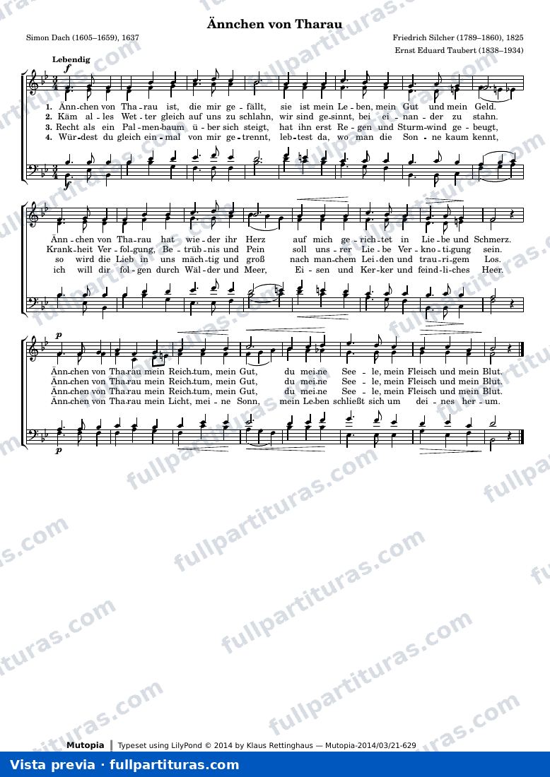 Ännchen von Tharau — anteprima