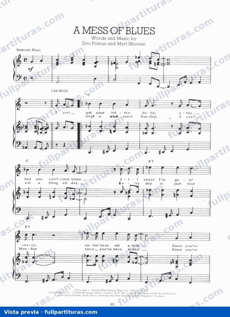 A Mess of Blues — preview