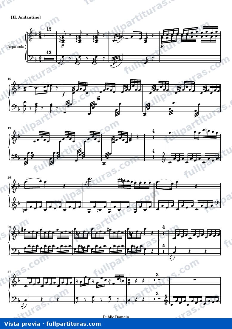 Concerto in C for Flute and Harp — Harpaandantino — vista previa