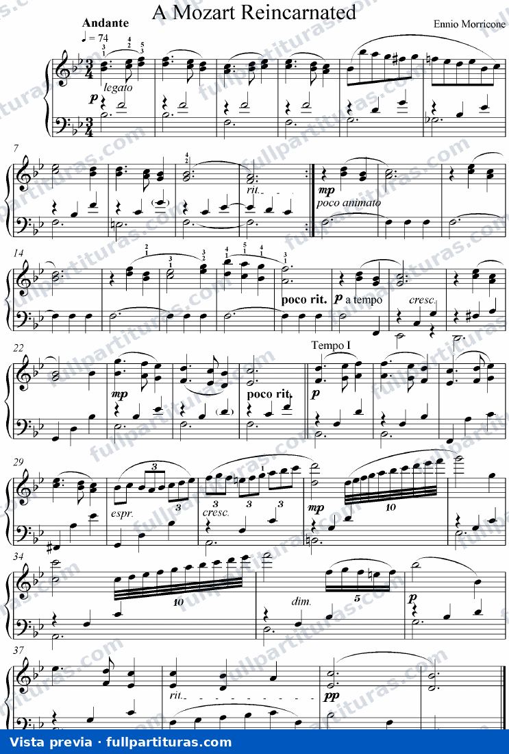 A Mozart Reincarnated — vista previa
