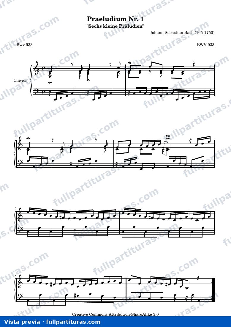 Praeludium Nr. 1 — anteprima