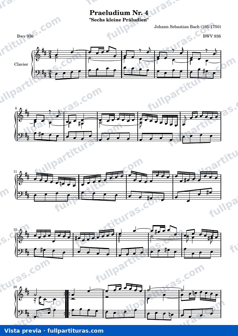 Praeludium Nr. 4 — Vorschau