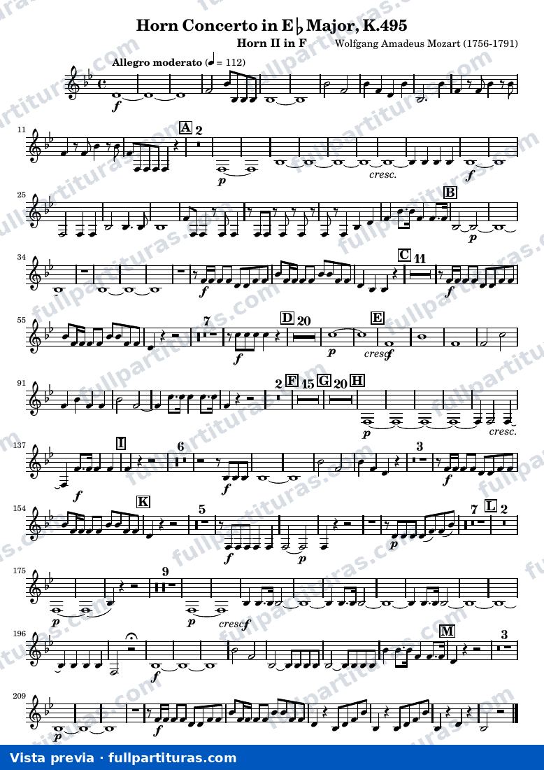 Mozart Horn Concerto No.4 — Horn2InF — vista previa
