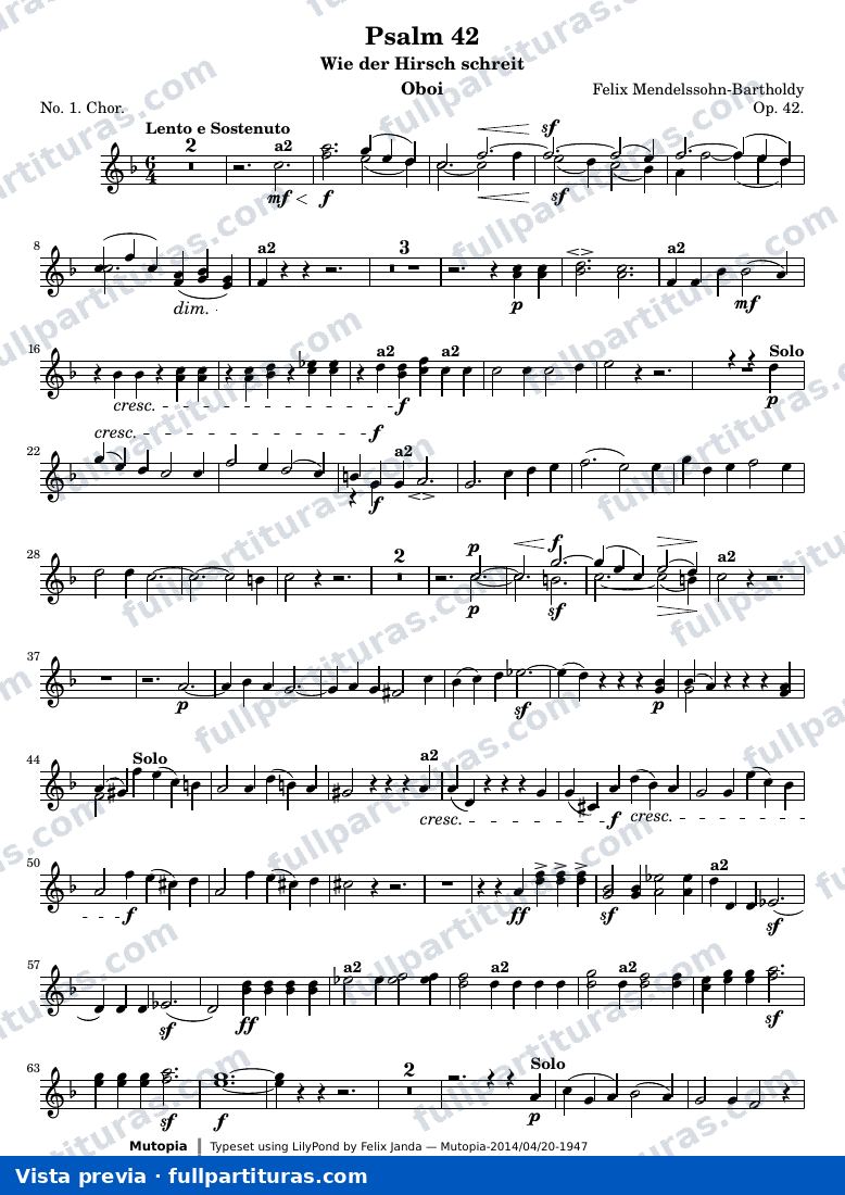 Psalm 42 — Oboi — Vorschau