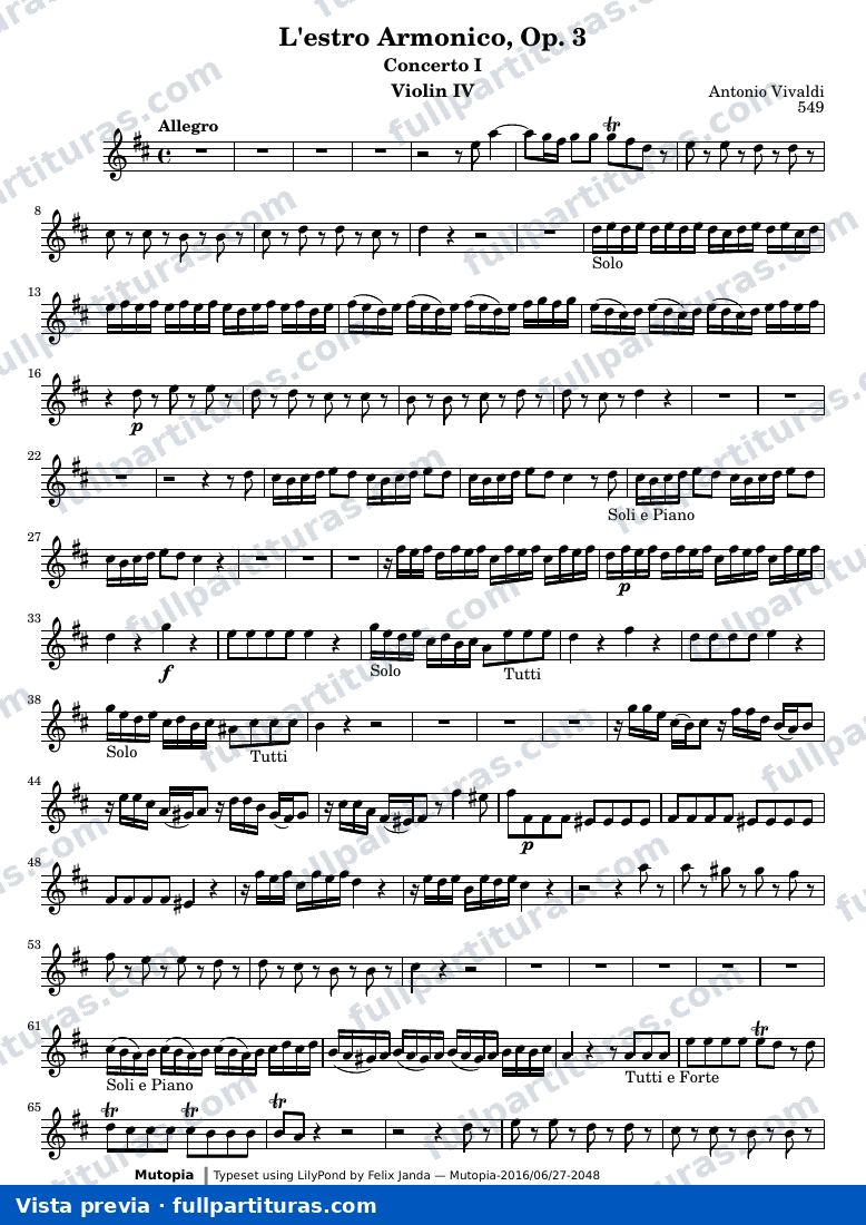 L'estro Armonico, Op. 3 — ViolinIV — visualização