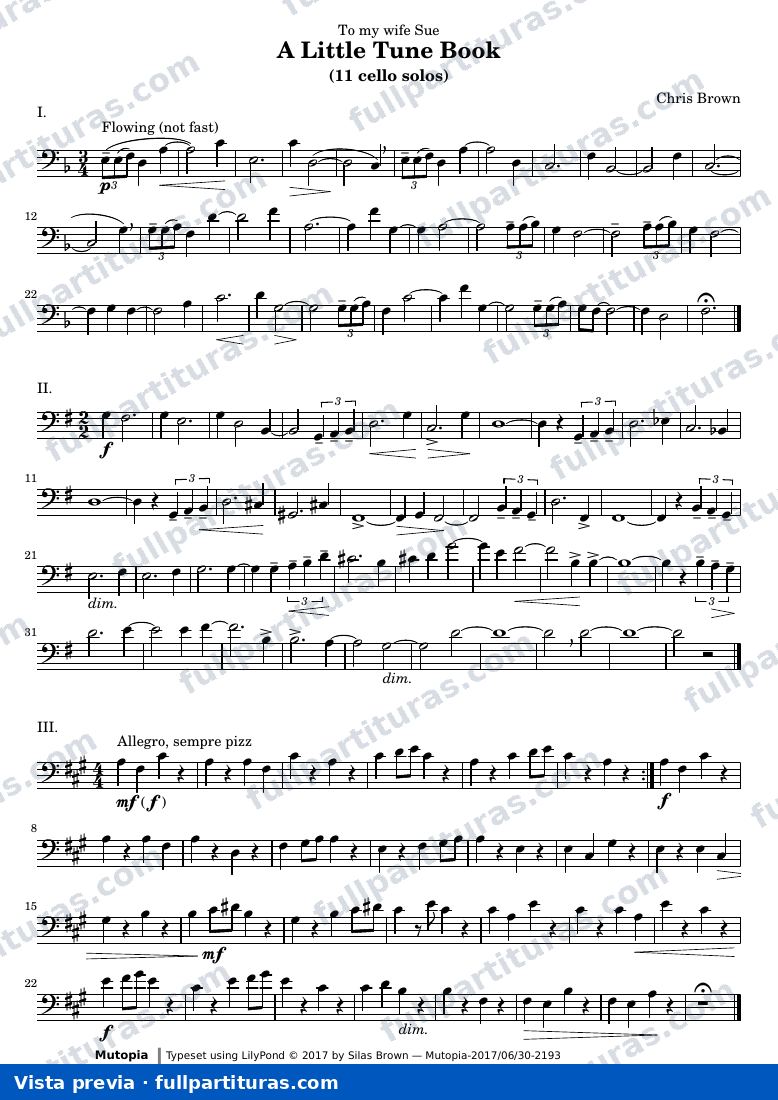 A Little Tune Book — предварительный просмотр