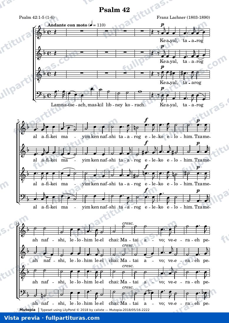 Psalm 42 — Vorschau