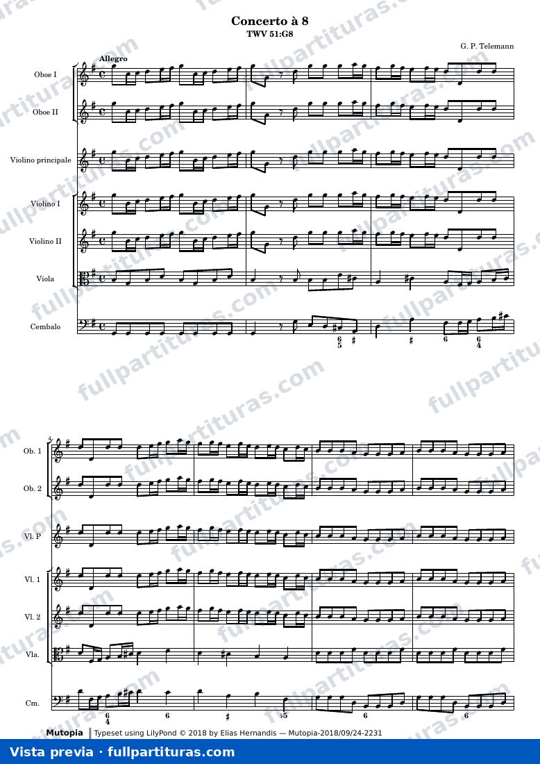 Concerto à 8 — Concerto 8 — aperçu