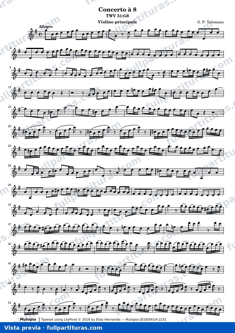 Concerto à 8 — Principale — предварительный просмотр