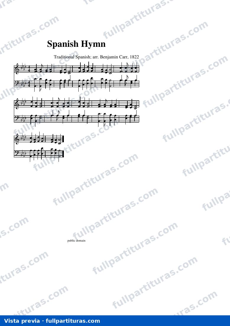 Spanish Hymn — preview